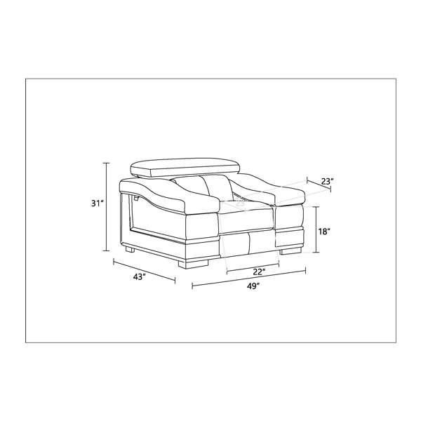 Orren Ellis Hawkesbury Common 3 Piece Leather Living Room Set & Reviews